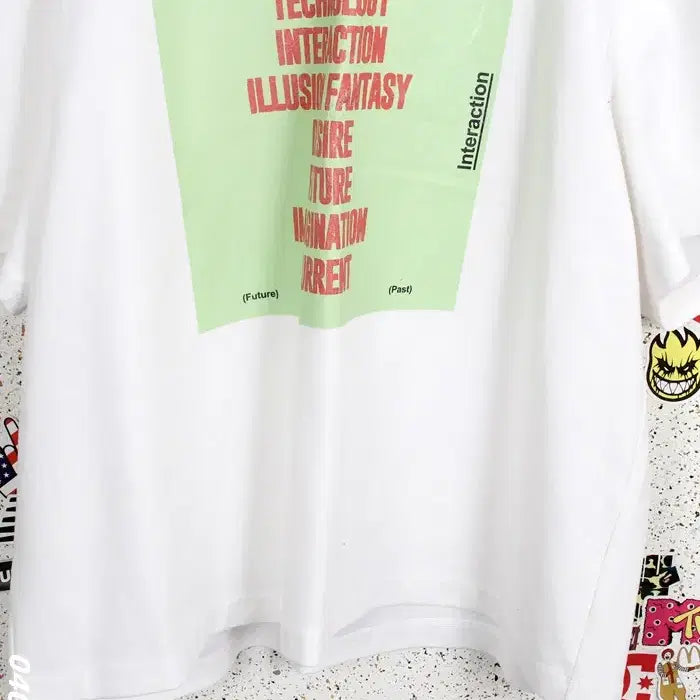 [SOLD OUT] 남성95 / 시스템옴므 오버핏 나염 라운드티셔츠WT 11-1