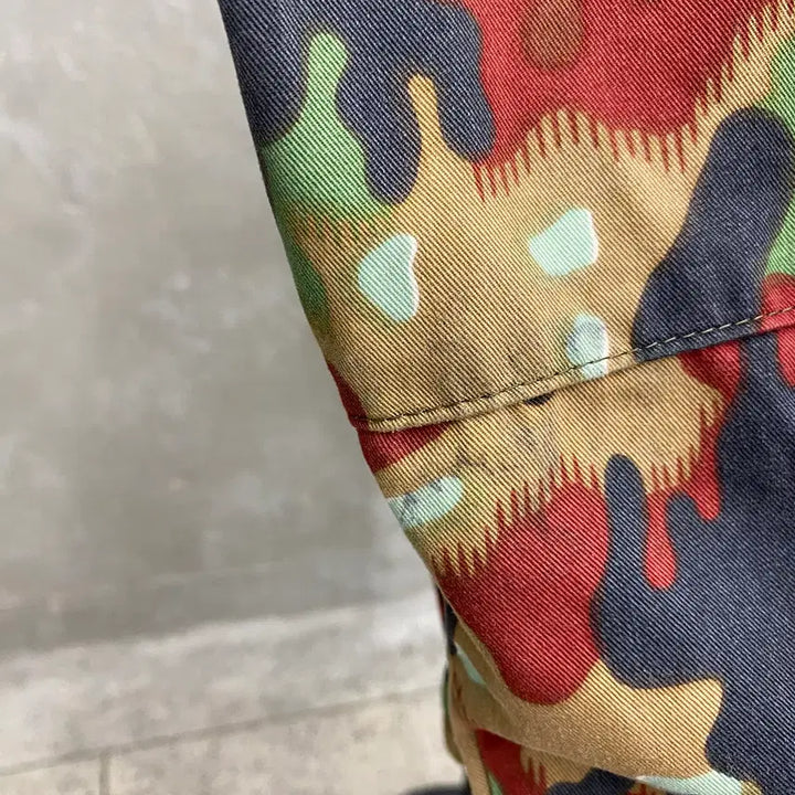 [BUNJANG] Swiss Military M83 Camouflage Field Jacket / [L-XL] 80s 스위스 밀리터리 M83 카모플라쥬 자켓