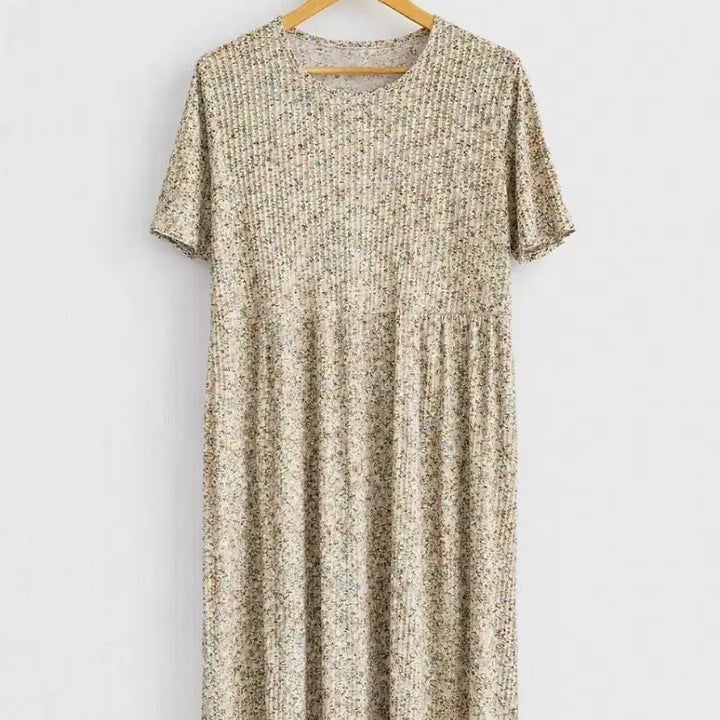 [BUNJANG] Pleated Indoor Dress Pajamas / 플리츠 실내복 원피스 잠옷