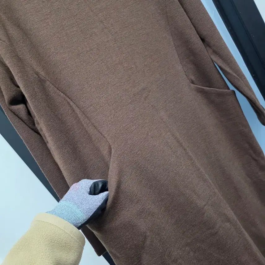 [BUNJANG] Olive Pocket Long Dress - L Size / olive 포켓 롱원피스 L