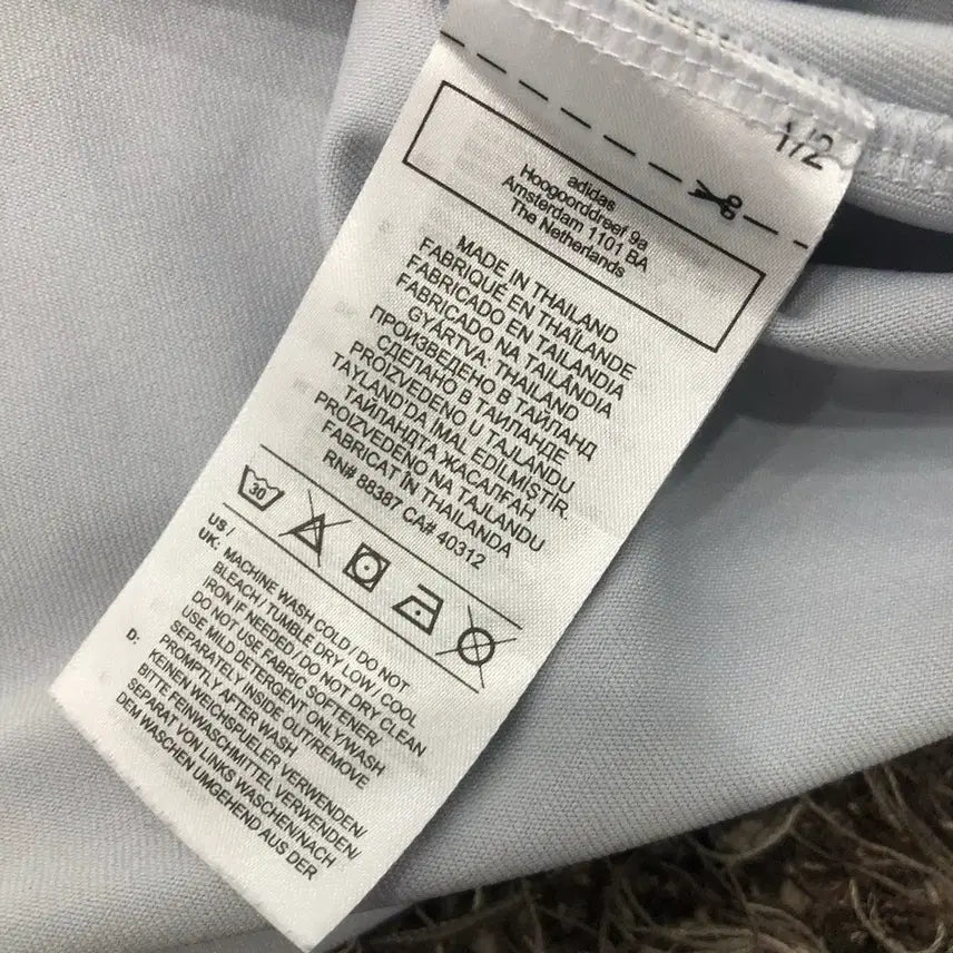 [SOLD OUT] M 아디다스 USA 국대 반집업 기능성 긴팔티