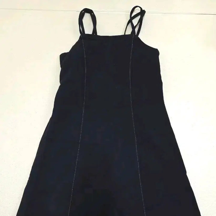 [BUNJANG] Ably Zigzag Denim Bustier Long Dress / 에이블리 지그재드 데님 뷔스티에 롱 원피스