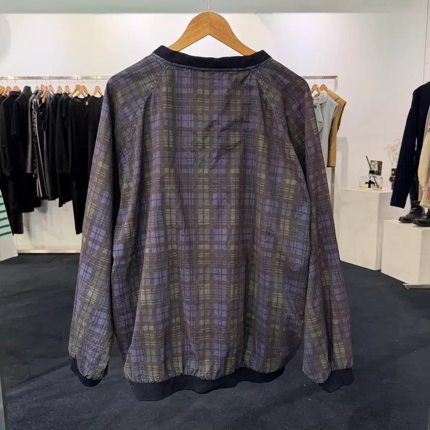 [BUNJANG] Nike 90s Old School Check Windbreaker Jacket / [택포] [XL] 90s 나이키 올드스쿨 체크 웜업 바람막이