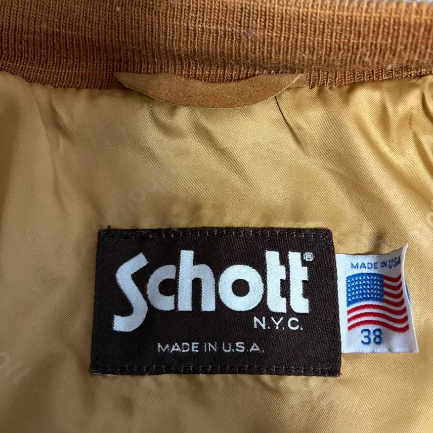 [SOLD OUT] 쇼트 Schott 스웨이드 봄버 자켓 카멜