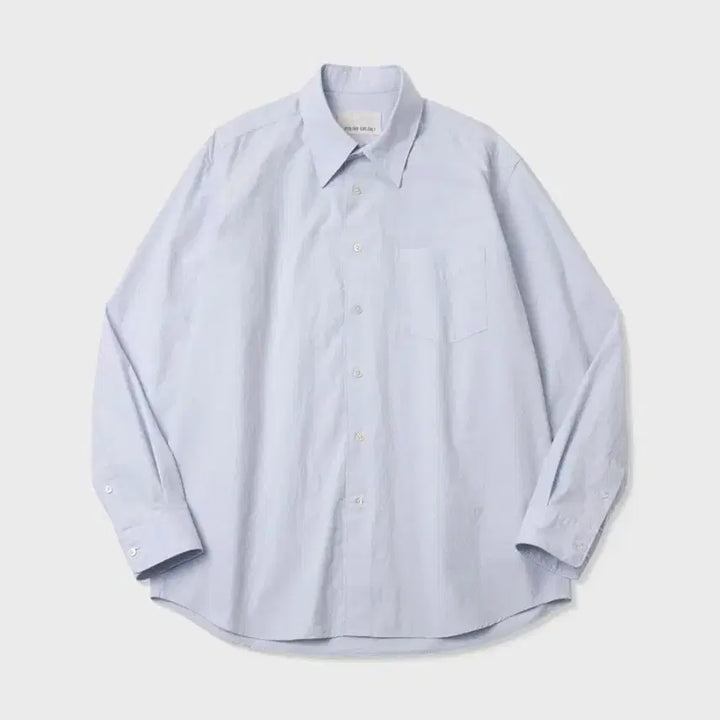 [BUNJANG] Delldio Typewriter Shirt Pale Blue (Size L) / 델디오 타이프라이터 셔츠 페일블루 L사이즈 팝니다