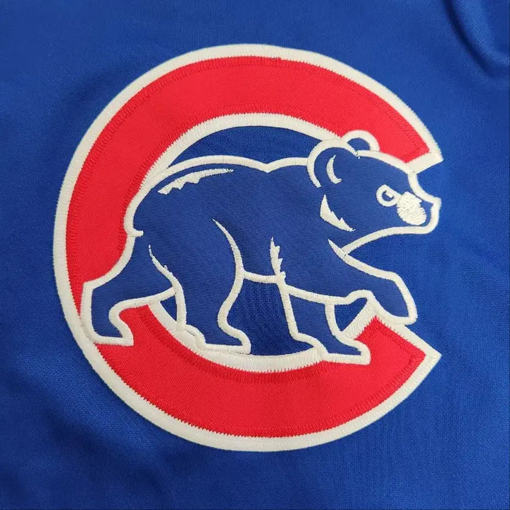 [BUNJANG] Russell Athletic Chicago Cubs Embroidered Baseball Jersey M / 러셀 애슬레틱 MLB 시카고 컵스 자수 야구 져지 M