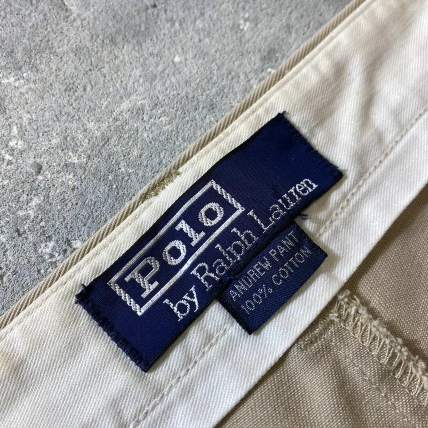 [SOLD OUT] [37-38] 90-00s Polo 폴로 랄프로렌 베이지 앤드류 치노팬츠
