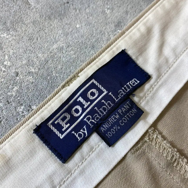 [SOLD OUT] [37-38] 90-00s Polo 폴로 랄프로렌 베이지 앤드류 치노팬츠