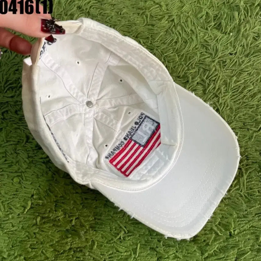 [SOLD OUT] 폴로 랄프로렌 화이트 데님캡 모자