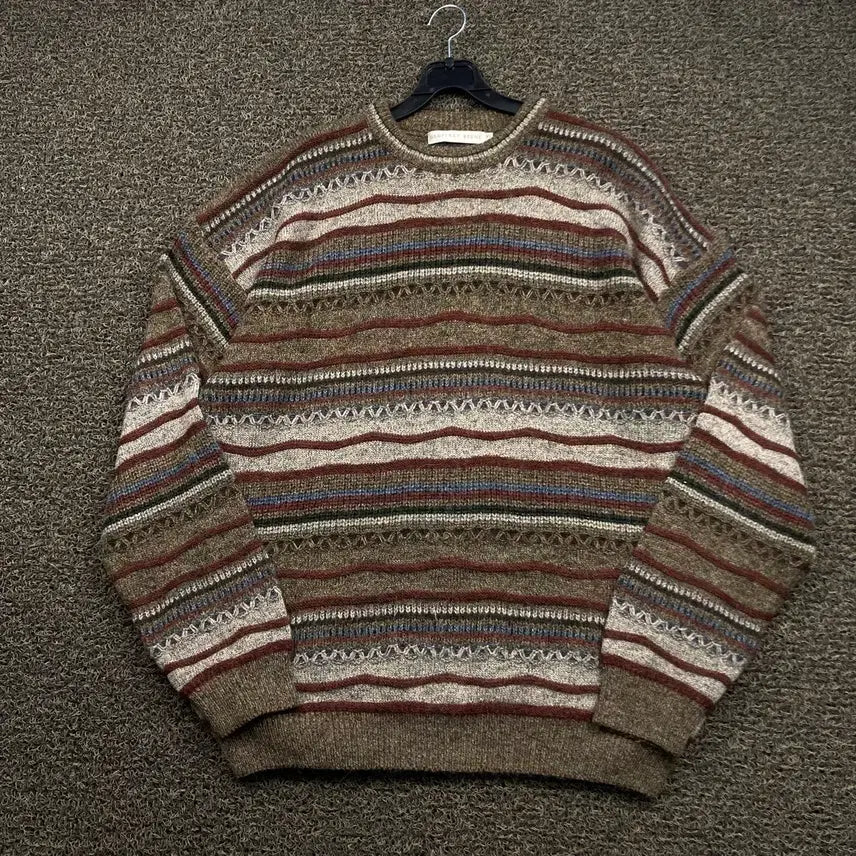 [BUNJANG] Vintage Pattern Knit Sweater / Vintage 빈티지 패턴 니트