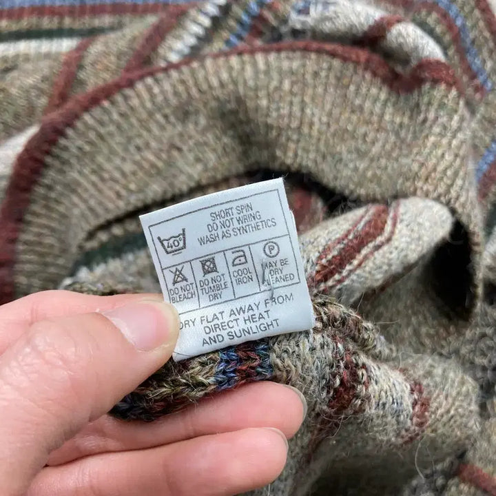 [BUNJANG] Vintage Pattern Knit Sweater / Vintage 빈티지 패턴 니트