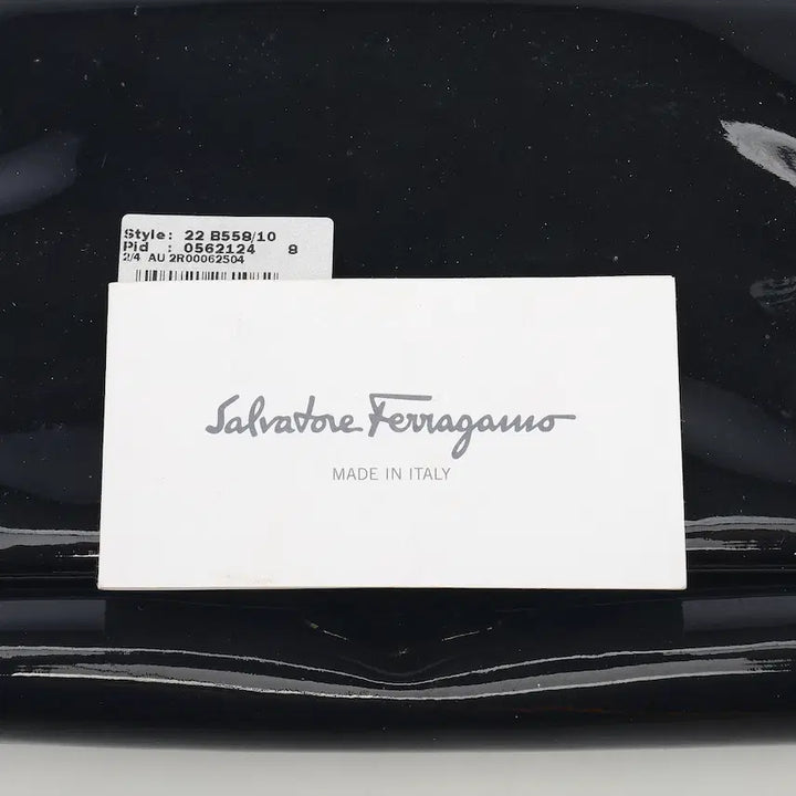 [BUNJANG] Ferragamo Vara Jinny Patent Leather Shoulder Bag / 페라가모 바라 지니 페이턴트 숄더백