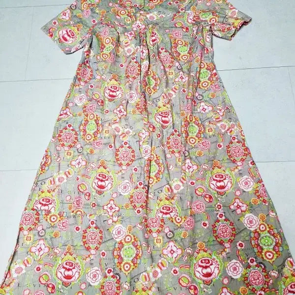 [BUNJANG] Oilily Flower Short Sleeve Dress / 오일릴리 플라워 반팔원피스 폴1321
