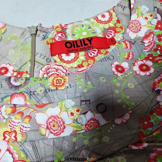 [BUNJANG] Oilily Flower Short Sleeve Dress / 오일릴리 플라워 반팔원피스 폴1321