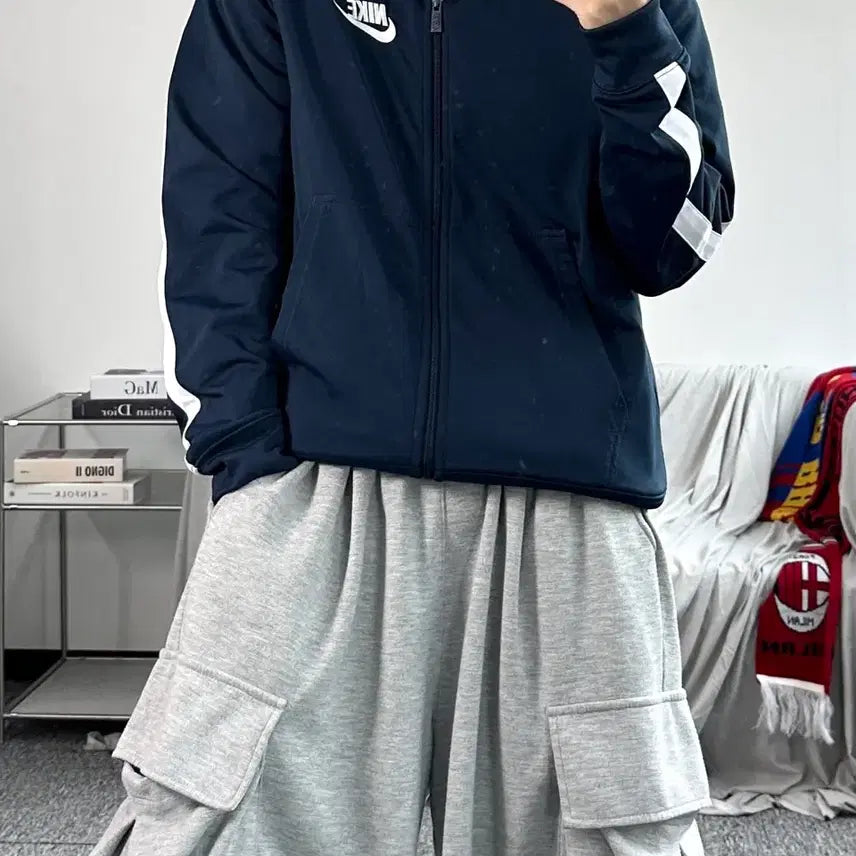 [SOLD OUT] 나이키 네이비 화이트 라인 져지 M