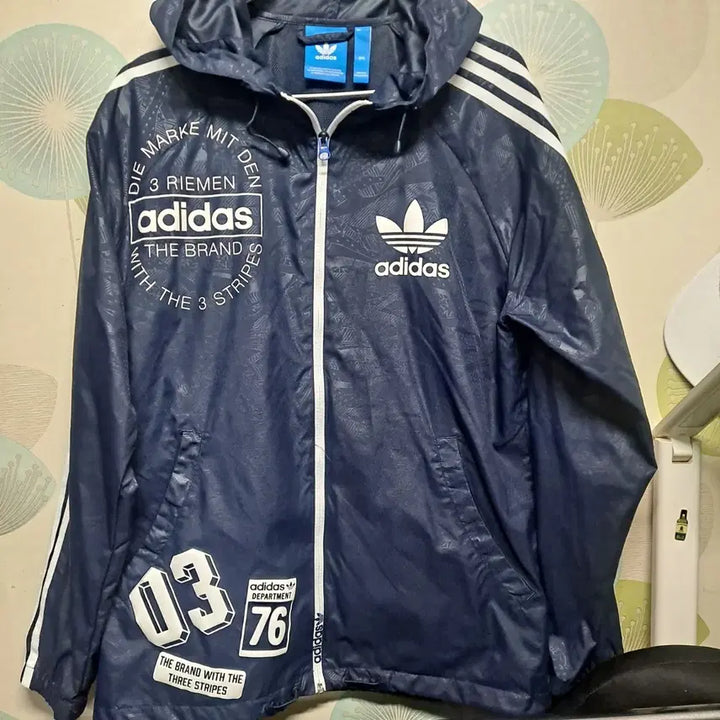 [BUNJANG] Adidas Originals Logo Windbreaker Jacket / 아디다스 오리지널 로고 바람막이 점퍼