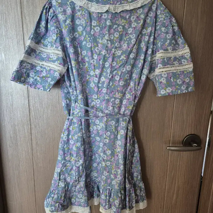 [BUNJANG] CHAPTER Floral Print Wrap Dress / 플라워 랩 원피스
