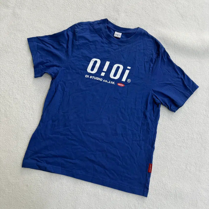[BUNJANG] OiOi Signature Logo Short Sleeve T-shirt / M 오아이오아이 시그니처 로고 반팔티 0414T