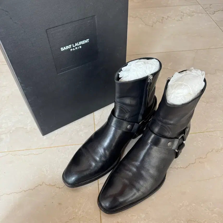 [SOLD OUT] 생로랑 / 15fw  모터사이클 부츠 / 41