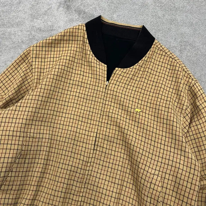 [BUNJANG] Jack Nicklaus Reversible Wool Blouson Jacket / 110 잭니클라우스 리버시블 울 블루종 자켓