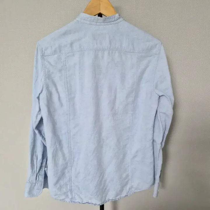 [BUNJANG] Solid Homme Linen Blend Shirt / 솔리드옴므 48호 95 린넨 면혼방 셔츠 남방 M-긴팔-715
