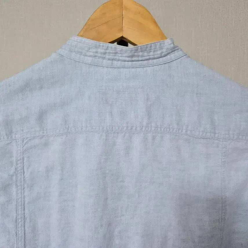 [BUNJANG] Solid Homme Linen Blend Shirt / 솔리드옴므 48호 95 린넨 면혼방 셔츠 남방 M-긴팔-715
