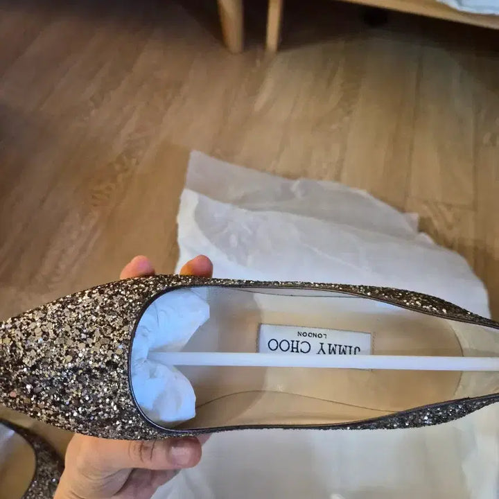 [BUNJANG] Jimmy Choo Abel Glitter Heels / 지미추 구두