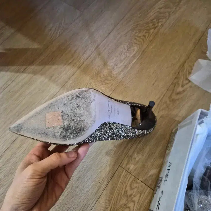 [BUNJANG] Jimmy Choo Abel Glitter Heels / 지미추 구두