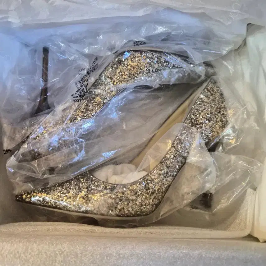 [BUNJANG] Jimmy Choo Abel Glitter Heels / 지미추 구두