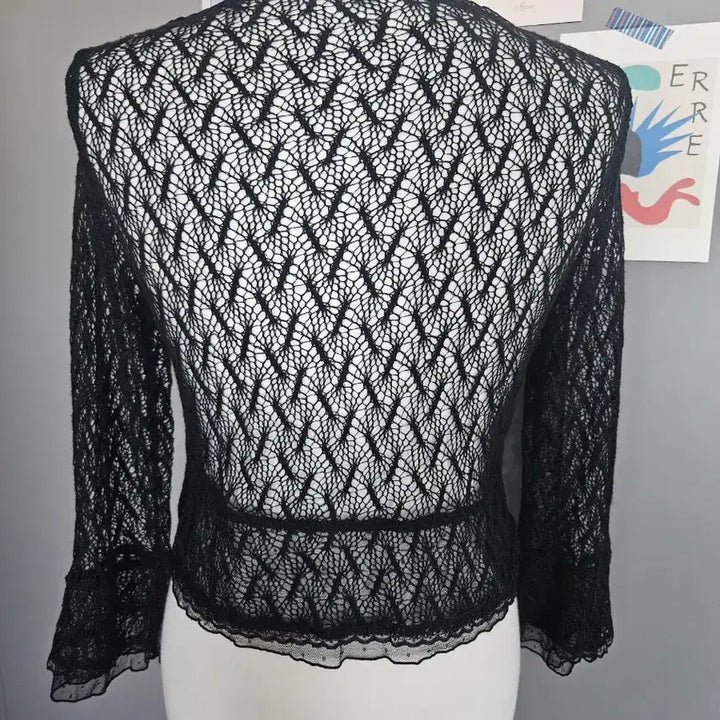[BUNJANG] Vintage Lace Bolero Cardigan / 레이스 볼레로 가디건