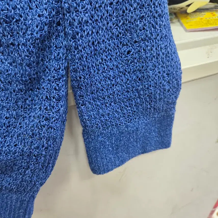 [BUNJANG] TIME Blue Knit Cardigan / TIME 타임 블루 니트 가디건