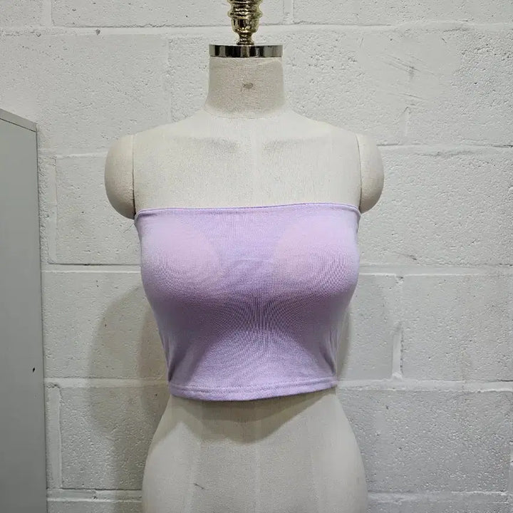 [BUNJANG] Unbranded Sports Bra Top - Light Purple / 뒷밴딩 쫀쫀 브라탑- 연보라