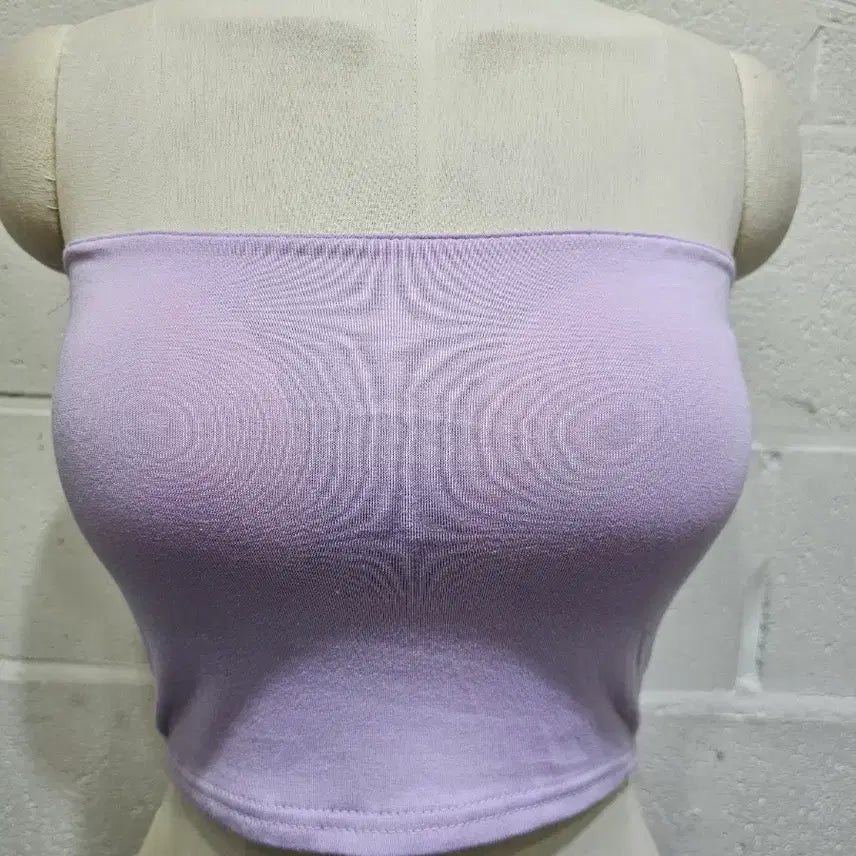[BUNJANG] Unbranded Sports Bra Top - Light Purple / 뒷밴딩 쫀쫀 브라탑- 연보라