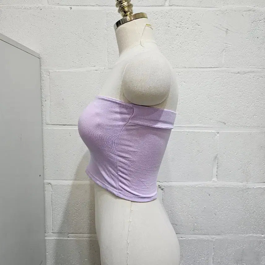 [BUNJANG] Unbranded Sports Bra Top - Light Purple / 뒷밴딩 쫀쫀 브라탑- 연보라