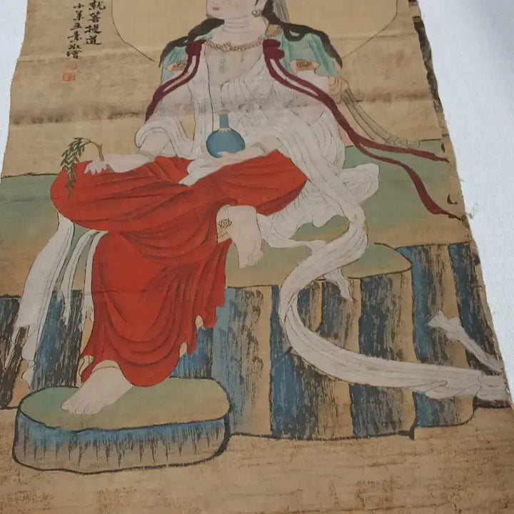 [BUNJANG] Celadon Porcelain Painting / 백의관음도