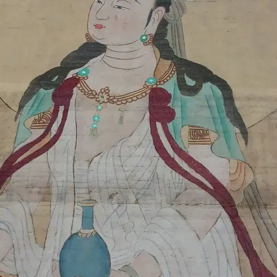 [BUNJANG] Celadon Porcelain Painting / 백의관음도