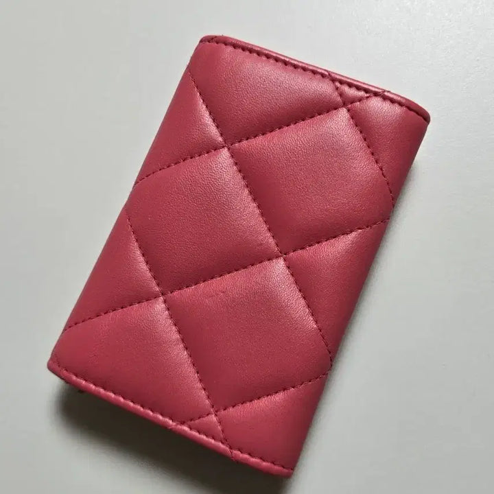 [BUNJANG] Chanel 19 Flap Card Holder Pink Gold / 샤넬 19 플랩 카드 홀더 핑크 금장