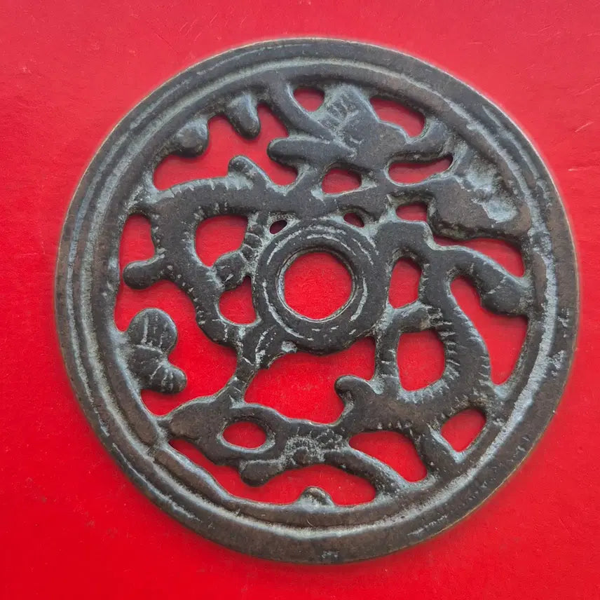 [BUNJANG] Unknown Double Dragon Large Openwork Byeoljeon M1693 / 쌍룡문 대형투조 대별전 M1693