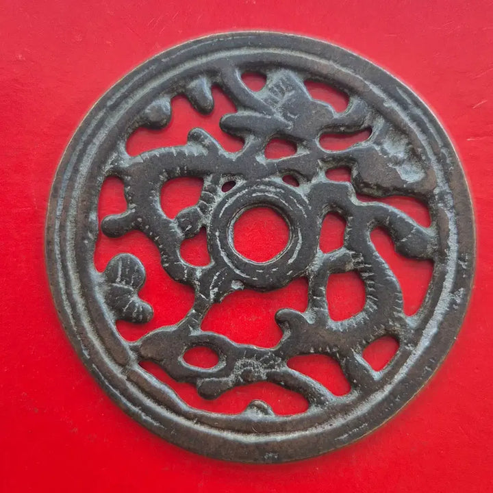 [BUNJANG] Unknown Double Dragon Large Openwork Byeoljeon M1693 / 쌍룡문 대형투조 대별전 M1693