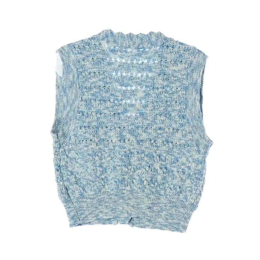 [BUNJANG] LUCKY CHOUETTE Atelier Knit Vest / 럭키슈에뜨 아뜰리에 니트조끼 XXX