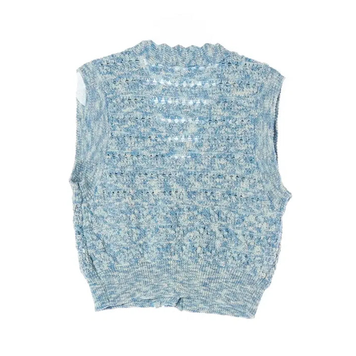 [BUNJANG] LUCKY CHOUETTE Atelier Knit Vest / 럭키슈에뜨 아뜰리에 니트조끼 XXX