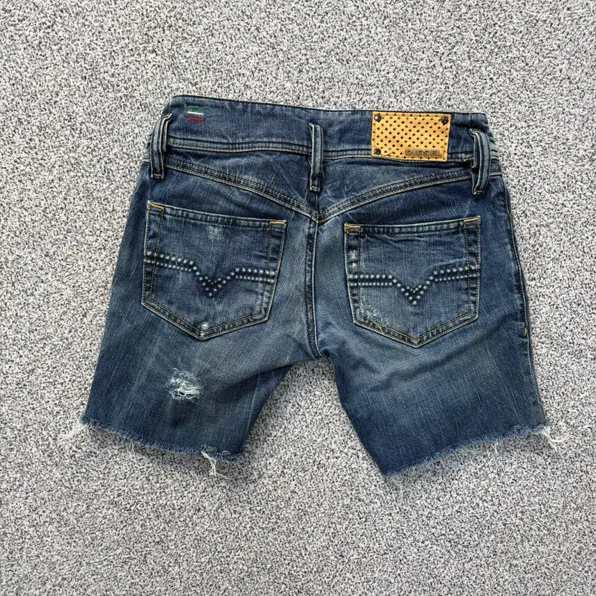 [BUNJANG] Diesel Washed Denim Shorts / 25 디젤 워싱 데님 청 반바지 0414J