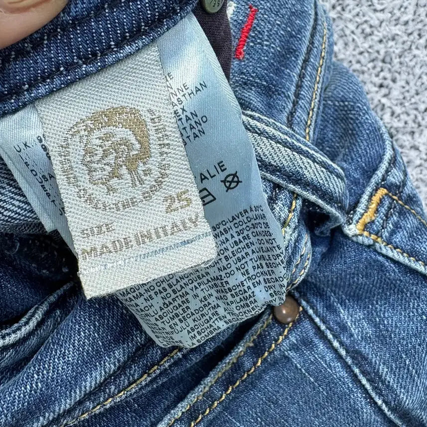 [BUNJANG] Diesel Washed Denim Shorts / 25 디젤 워싱 데님 청 반바지 0414J