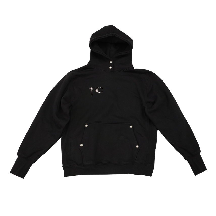 [BUNJANG] Thug Club Armor Hoodie Black / 떠그 클럽 아머 후드 블랙