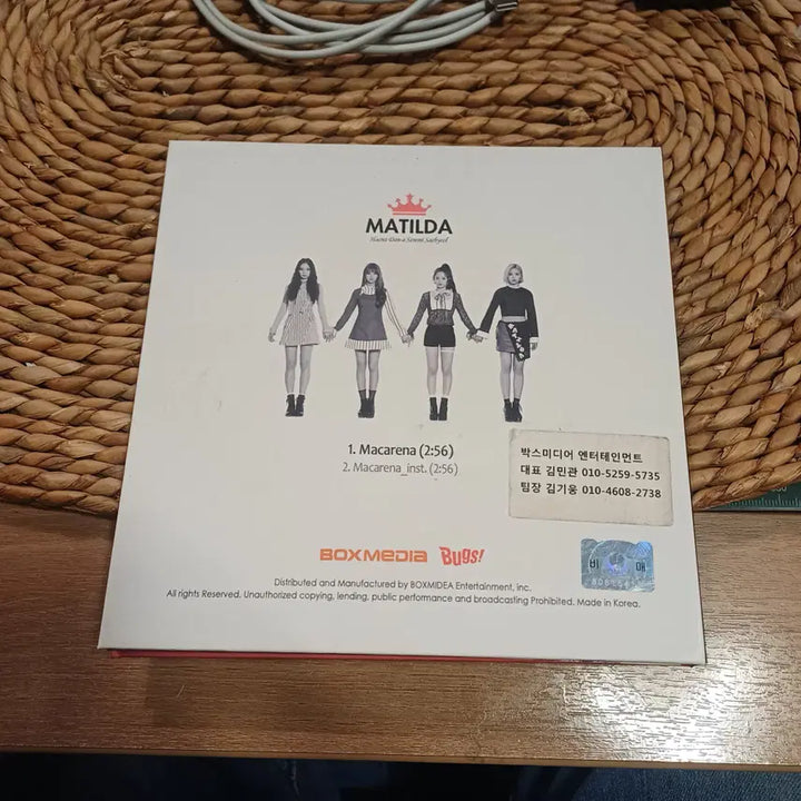 [BUNJANG] Matilda Debut Single CD Album with Signed Autographs / (중고CD) 걸그룹 마틸다 데뷔싱글 - 친필싸인