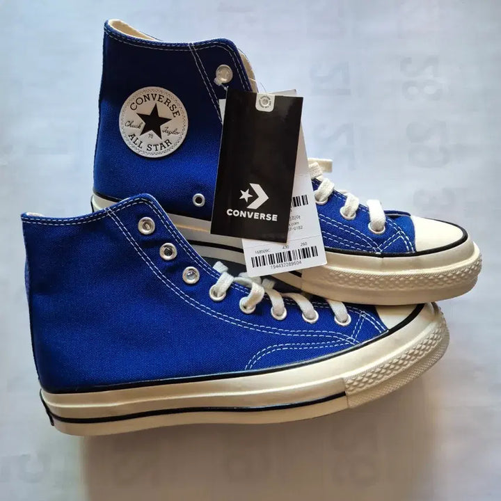 [BUNJANG] Converse Chuck 70 High Rush Blue Sneakers / 컨버스 척 70 하이 러쉬블루 260 새상품
