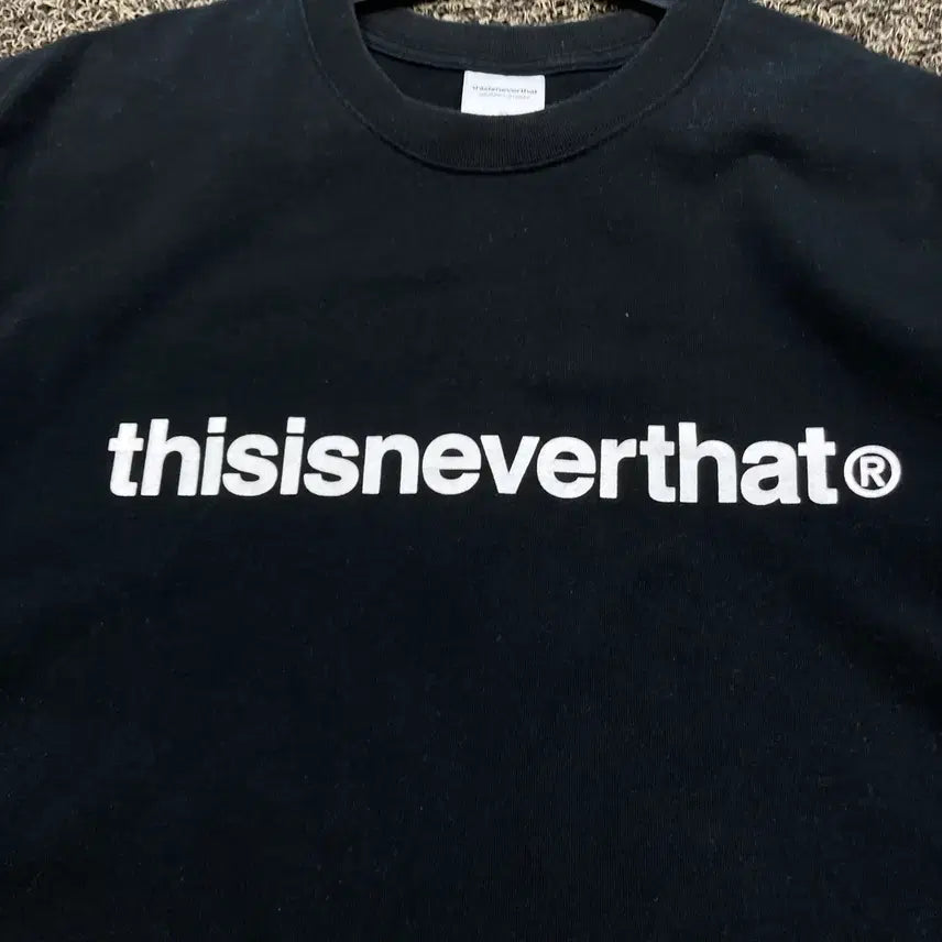 [SOLD OUT] 디스이즈네버댓 블랙 반팔 티셔츠