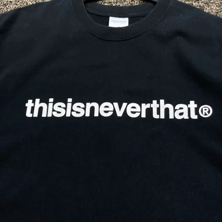 [SOLD OUT] 디스이즈네버댓 블랙 반팔 티셔츠