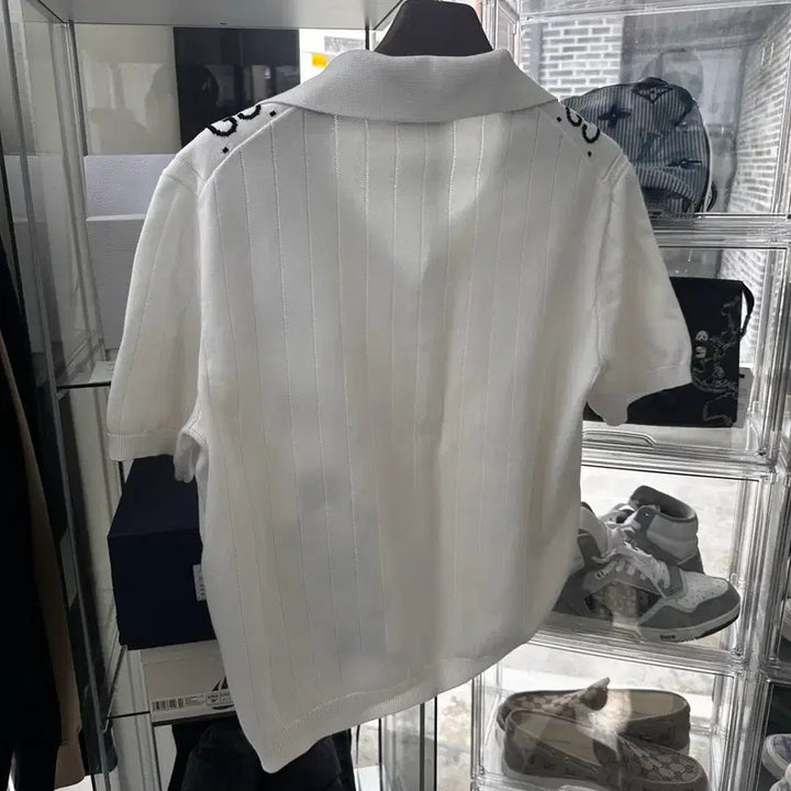 [SOLD OUT] 신형 구찌 자카드 니트 반팔티 xl