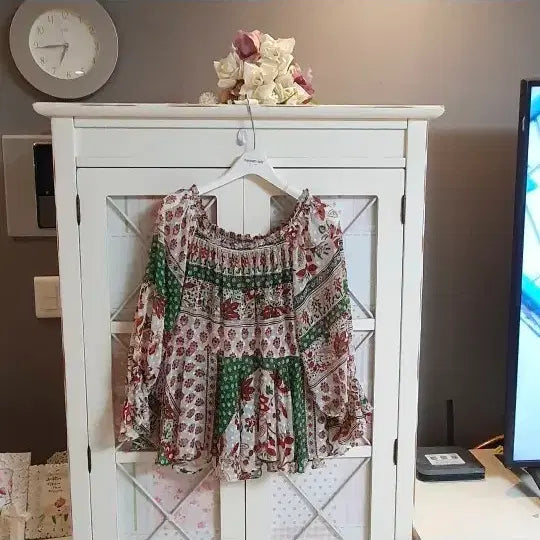 [BUNJANG] ZARA Floral Blouse / 자라 플라워 블라우스/55-날씬66